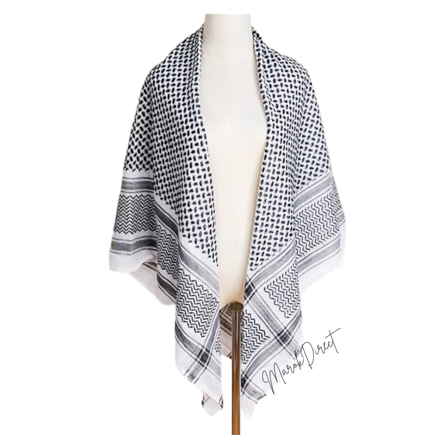 Shemagh Keffiyeh Scarf Arab Palestine Mens Women Palestinian Head Neck Wrap