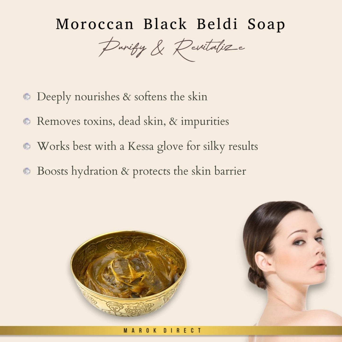 Premium Moroccan Argan Oil Hammam Set with Beldi Soap Kessa Face Cream Clay Mask