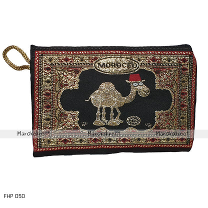 Ladies Wallet Moroccan Purse Pouch Women Small Money Coin Zipper Key Ring Gift