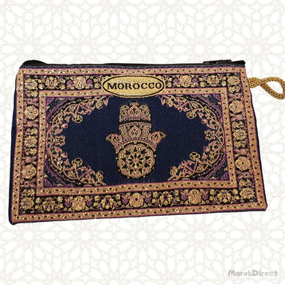 Ladies Wallet Moroccan Purse Pouch Women Small Money Coin Zipper Key Ring Gift