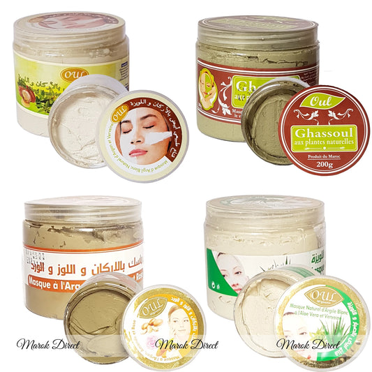 Organic Ghassoul Clay Moroccan Rhassoul Face Mask Anti Ageing Hair Conditioner
