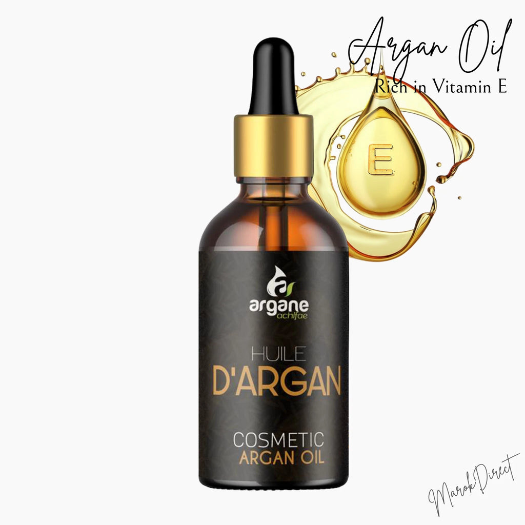 50ml Moroccan Argan Oil 100% Pure Natural Beauty Skin Hair Cold Pressed Oil