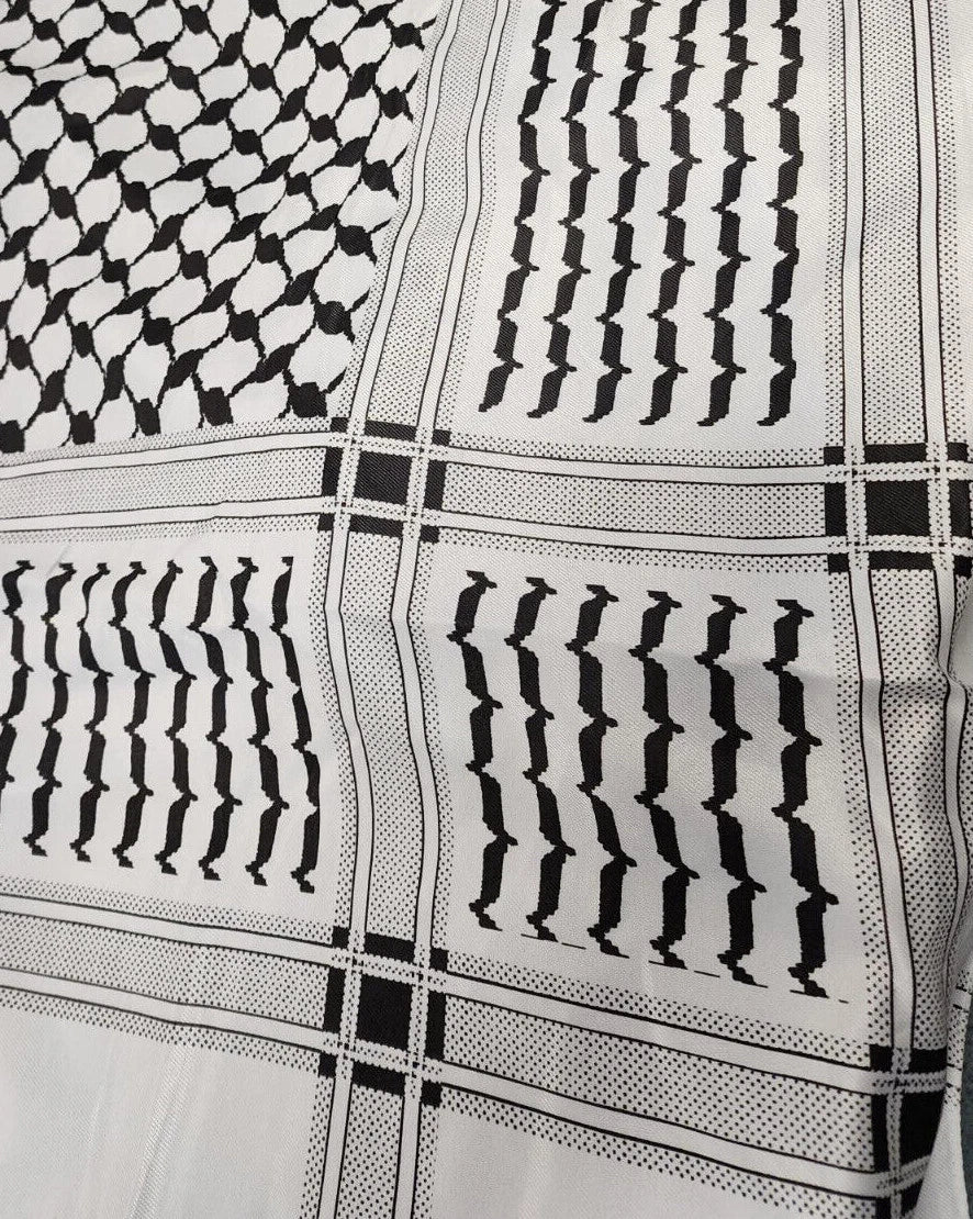 Shemagh Yassir Palestine Flag Print Scarf Arab Keffiyeh Palestinian Wrap Shawl