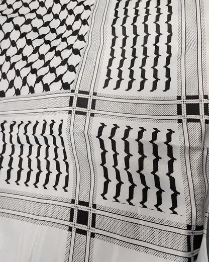 Shemagh Yassir Palestine Flag Print Scarf Arab Keffiyeh Palestinian Wrap Shawl