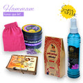 Hammam Spa Set Moroccan Black Soap Skin Herbal Tabrima Exfoliating Kessa Glove