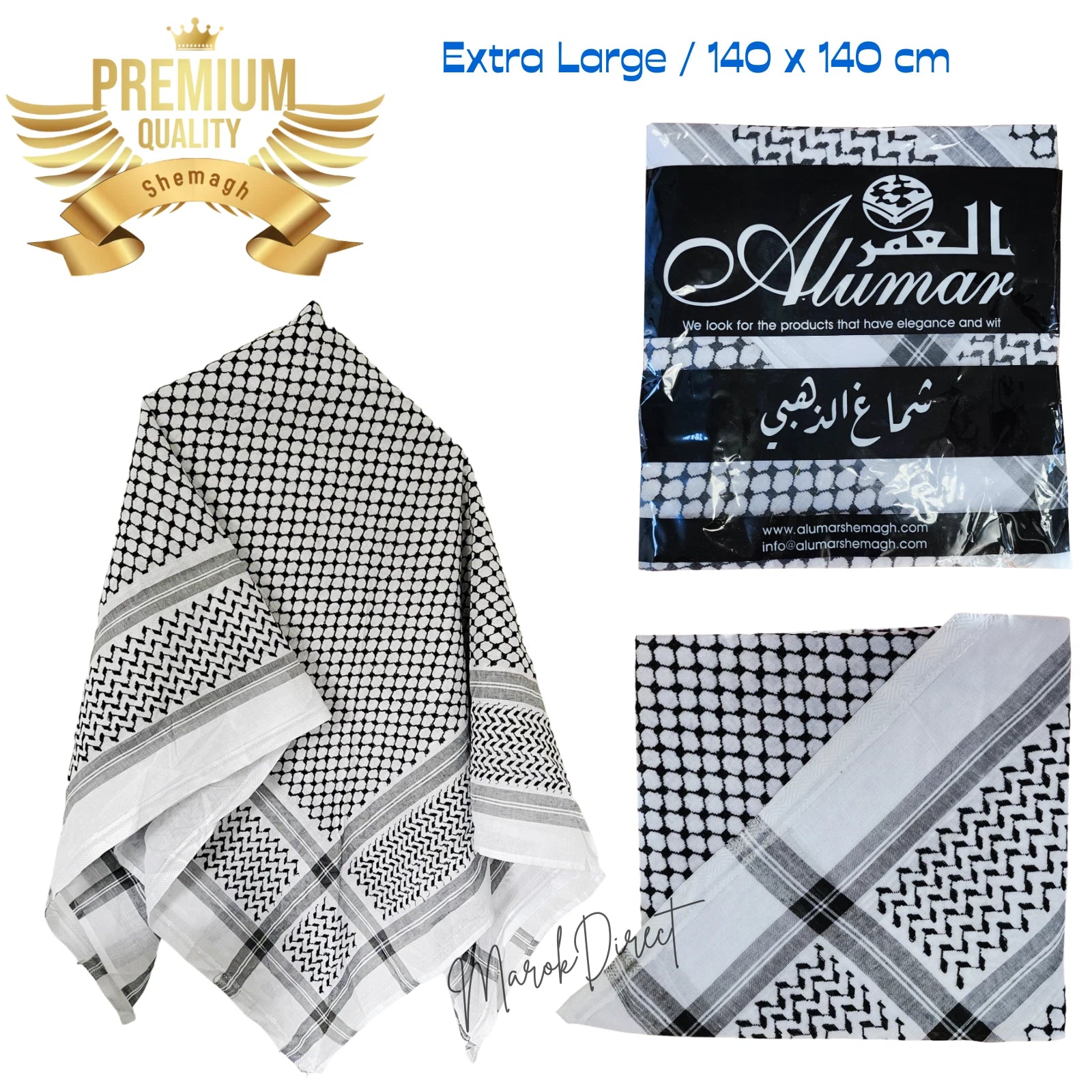 Shemagh Keffiyeh Scarf Arab Palestine Mens Women Palestinian Head Neck Wrap