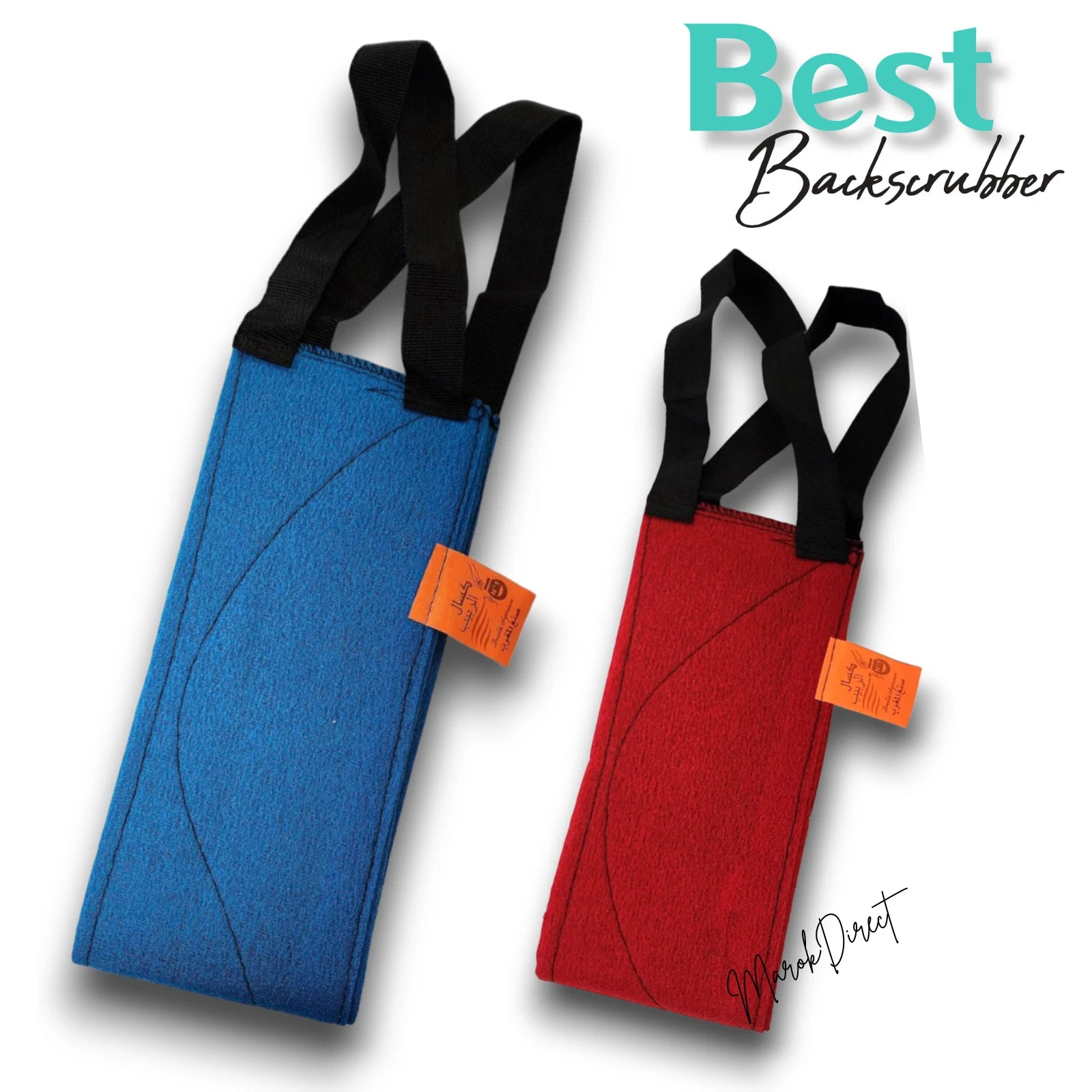 Moroccan Kessa Back Scrubber Best Exfoliating Strap Hammam Spa Backstrap Scrub