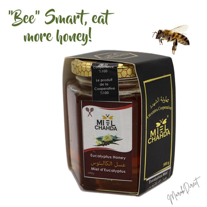 Pure Organic Raw Honey Wildflower Moroccan Unfiltered Unprocessed New Harvest
