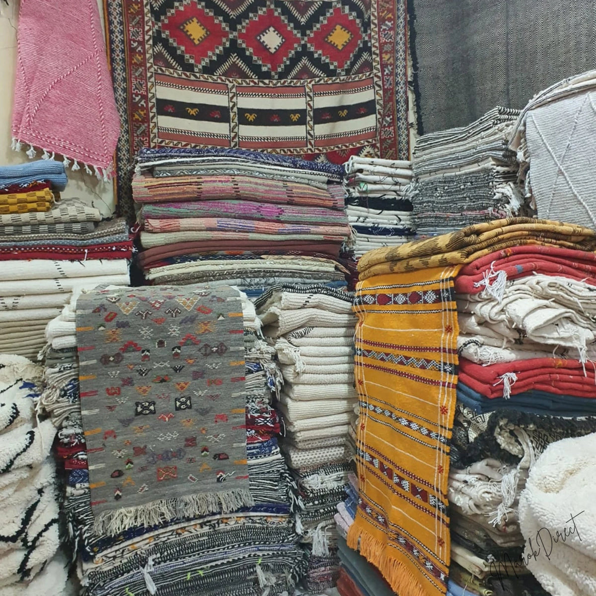 Moroccan Rug Kilim Berber Carpet Runner Wool Large Small Room Hallway Floor Mats