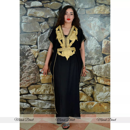 Moroccan Kaftan Womens Maxi Eid Dress Arabian Farasha Casual Long Oversize Party