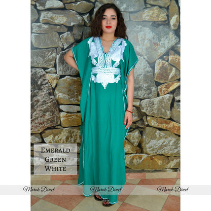 Moroccan Kaftan Womens Maxi Eid Dress Arabian Farasha Casual Long Oversize Party