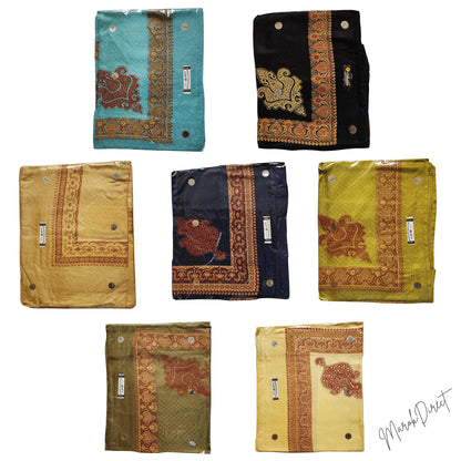 Yemeni Embroidered Shemagh Headscarf Shawl Keffiyeh Mens Women Head Neck Wrap