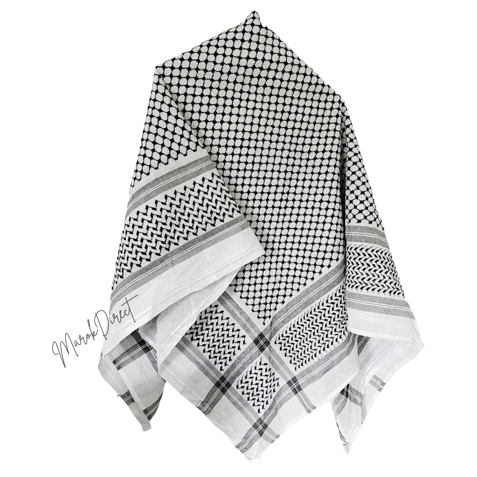 Shemagh Keffiyeh Scarf Arab Palestine Mens Women Palestinian Head Neck Wrap