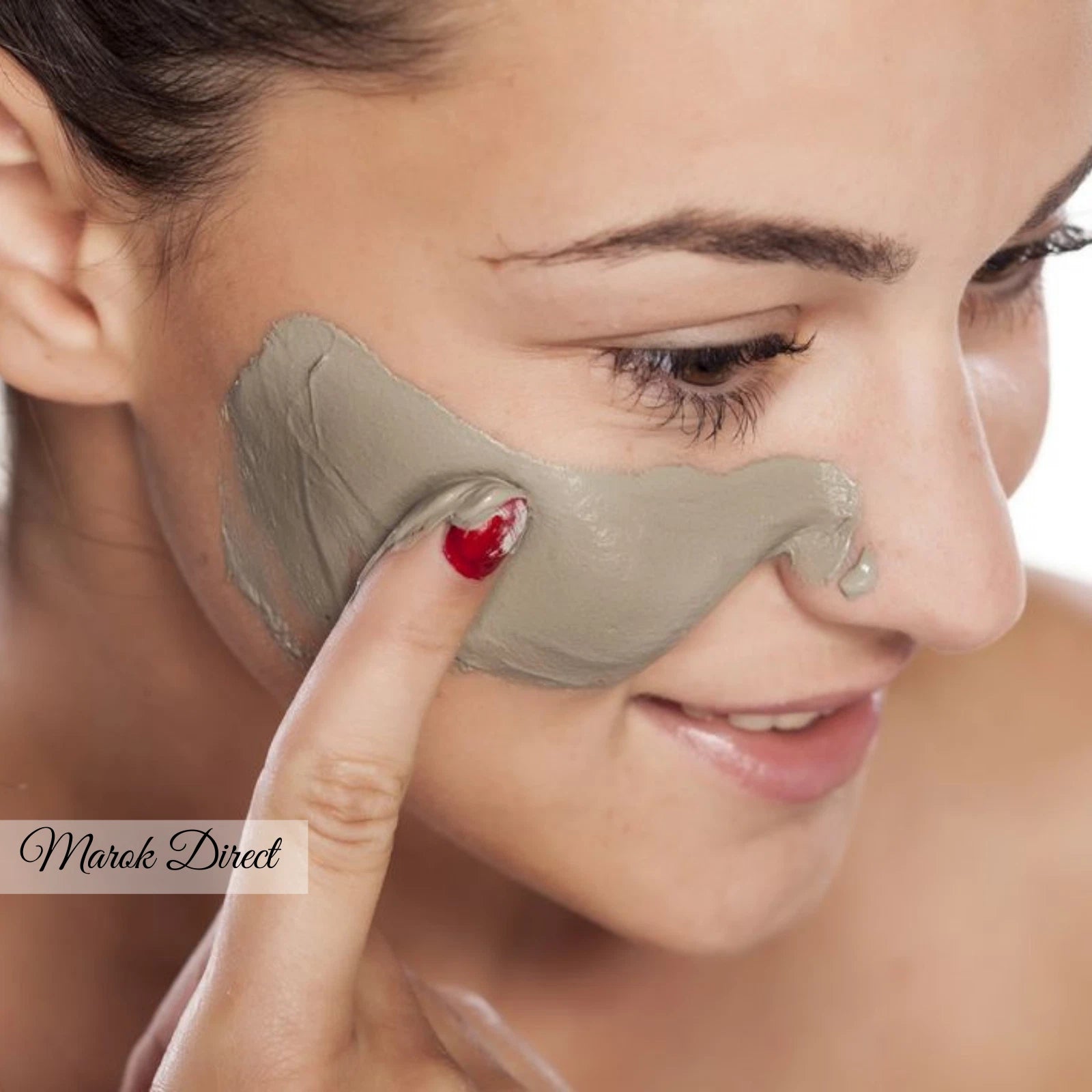 Natural Rhassoul Face Mask Moroccan Ghassoul Argan Oil Almond Rose Anti Ageing