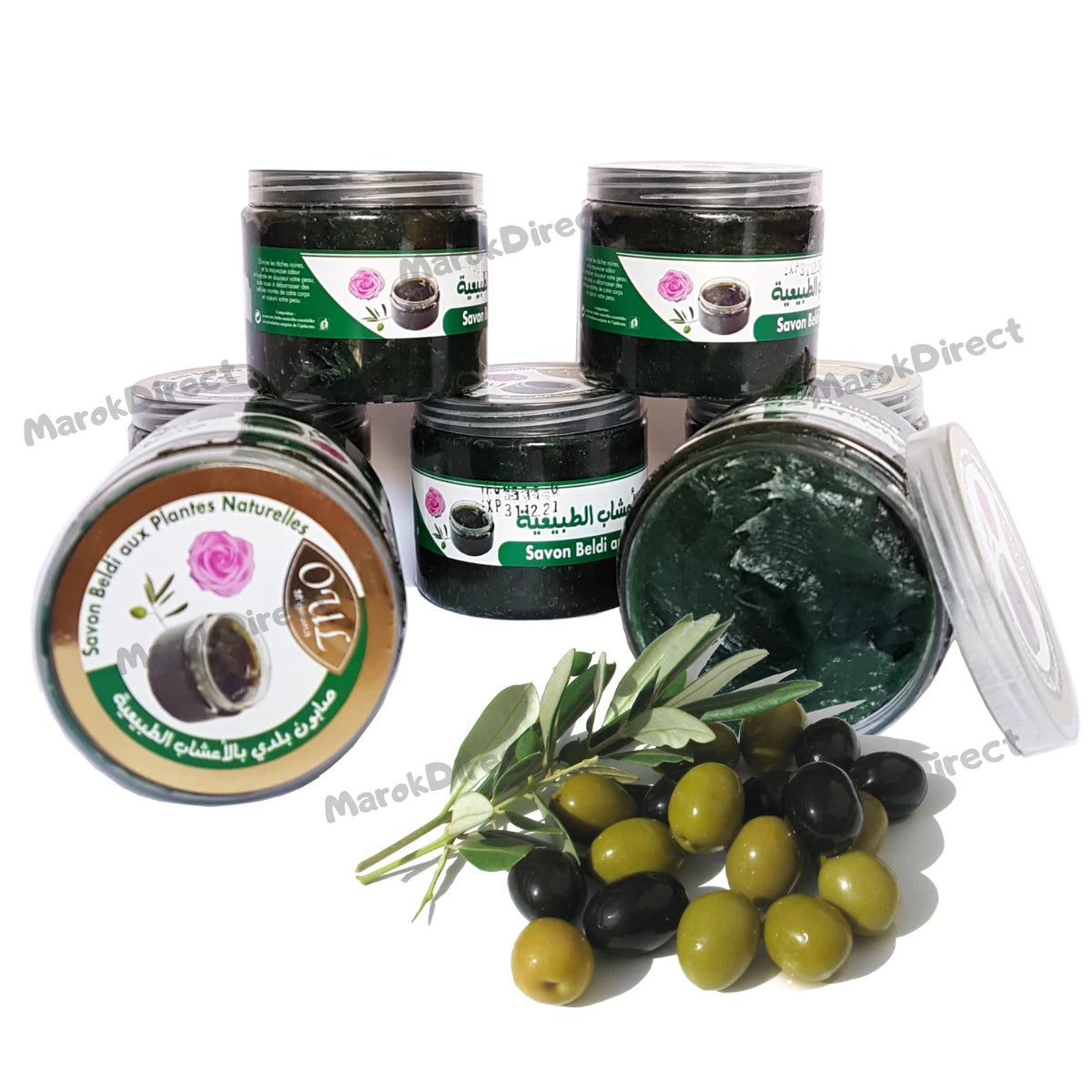 Hammam Moroccan Black Beldi Soap Natural Plants Hamam Spa Exfoliating Savon Noir