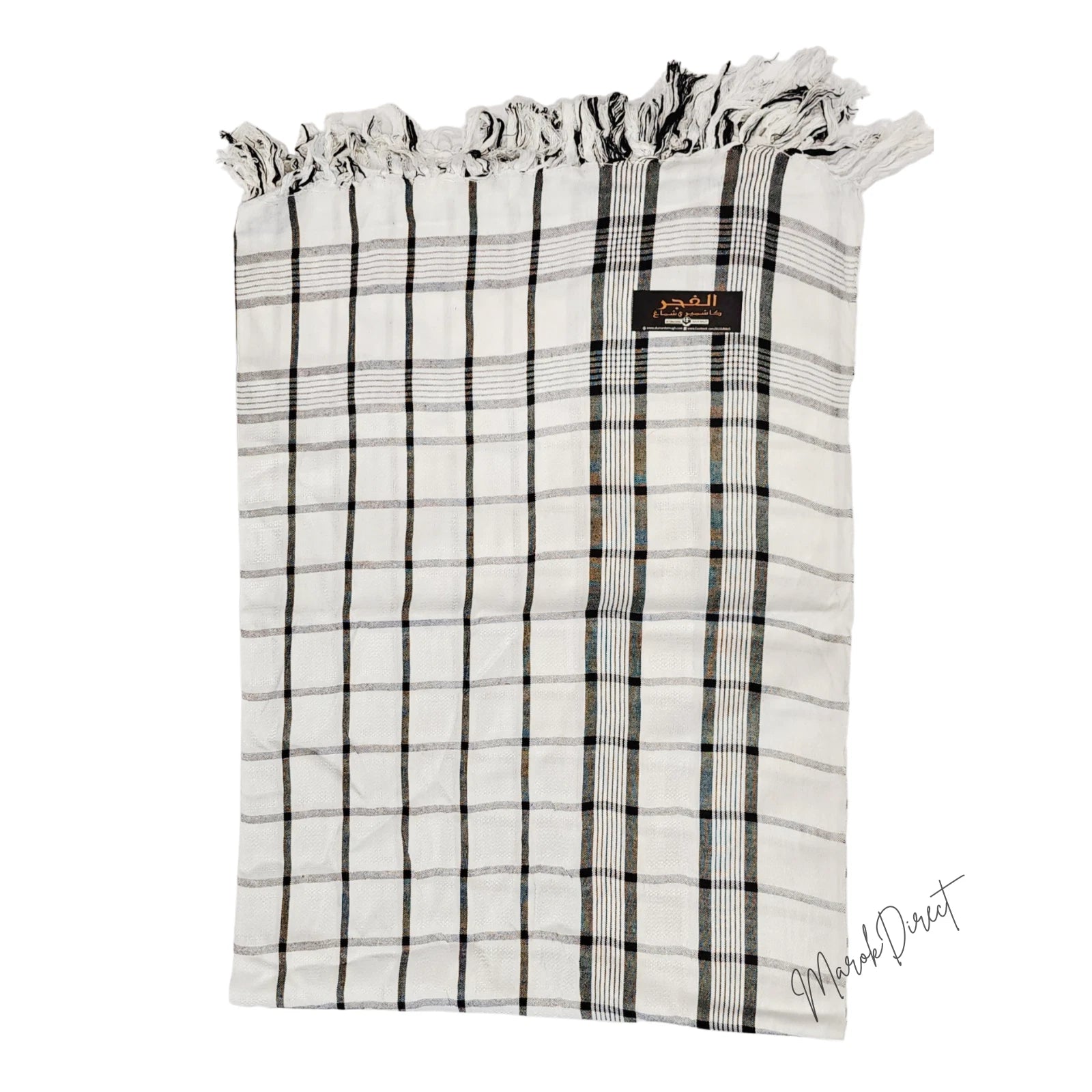 Shemagh Keffiyeh Scarf Arab Mens Women Checkered White Headscarf Neck Wrap Shawl