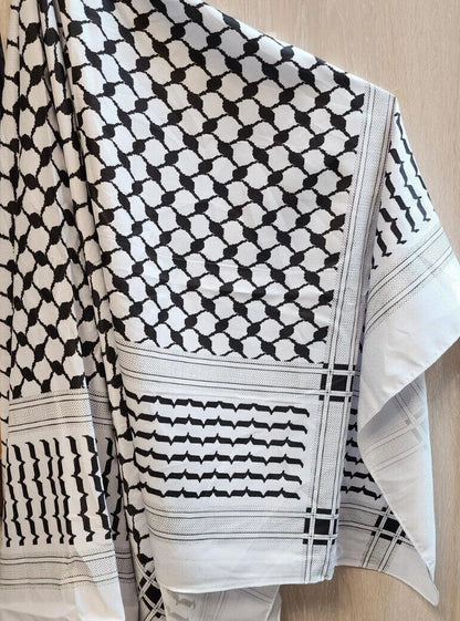 Shemagh Yassir Palestine Flag Print Scarf Arab Keffiyeh Palestinian Wrap Shawl