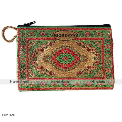 Ladies Wallet Moroccan Purse Pouch Women Small Money Coin Zipper Key Ring Gift