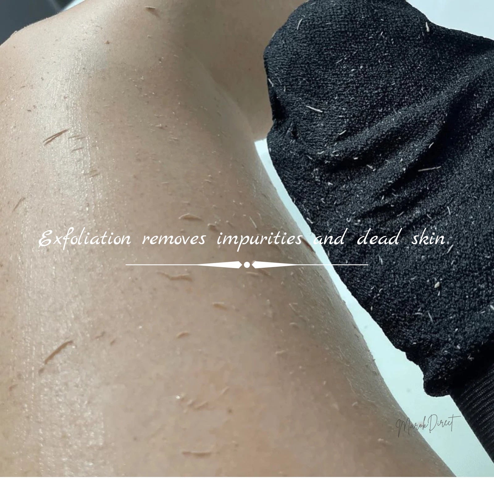 Moroccan Eucalyptus Black Soap Hammam Spa Exfoliating Kessa Glove Ghassoul Set