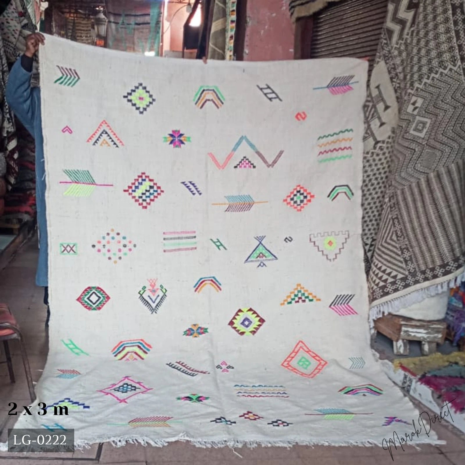 Moroccan Rug Kilim Berber Carpet Runner Wool Large Small Room Hallway Floor Mats