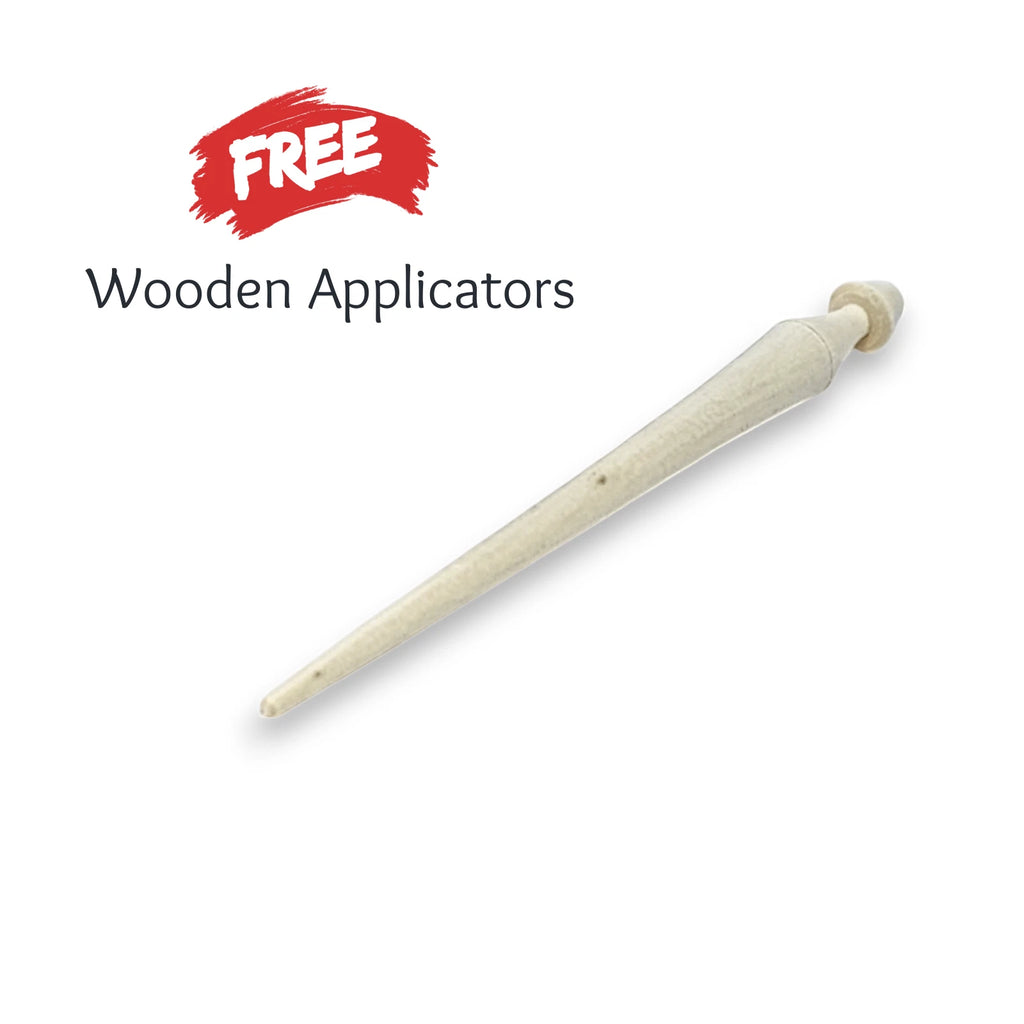 4 x Moroccan Premium Natural Black Kohl Surma Eyeliner Powder Applicator 4 x 10g