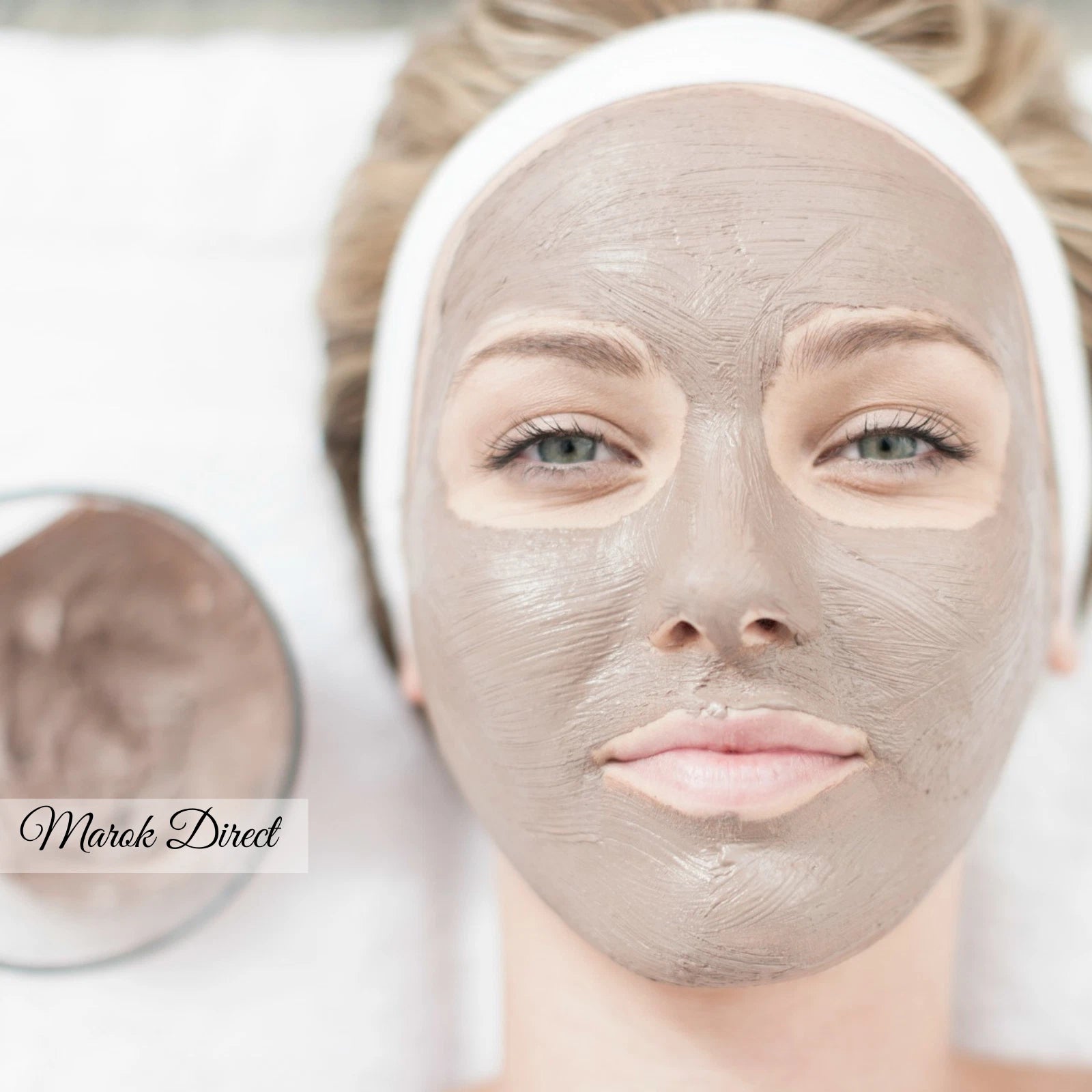 Natural Rhassoul Face Mask Moroccan Ghassoul Argan Oil Almond Rose Anti Ageing