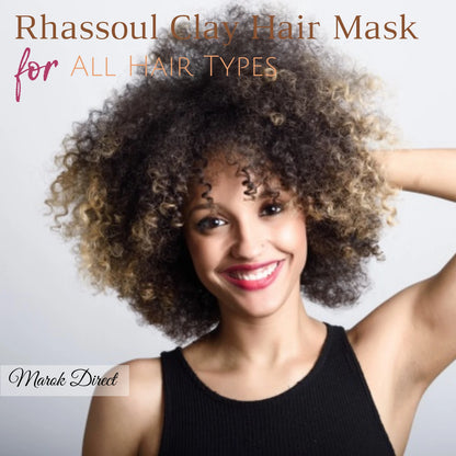 Organic Ghassoul Clay Moroccan Rhassoul Face Mask Anti Ageing Hair Conditioner