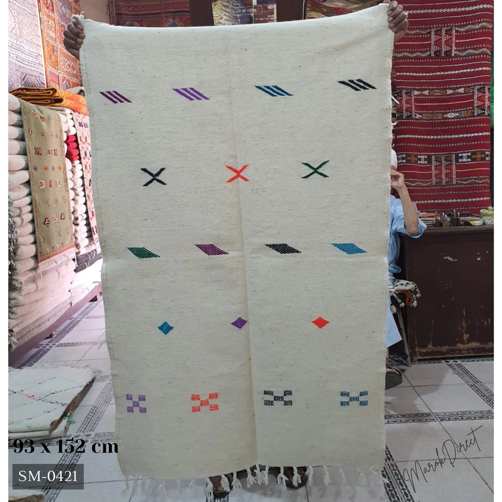 Moroccan Rug Kilim Berber Carpet Runner Wool Large Small Room Hallway Floor Mats