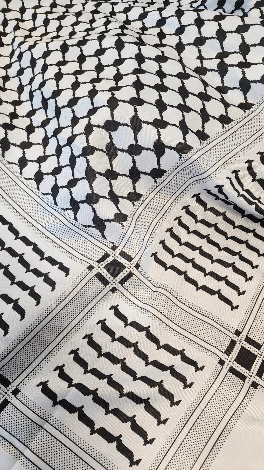 Shemagh Yassir Palestine Flag Print Scarf Arab Keffiyeh Palestinian Wrap Shawl