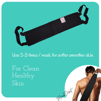 Moroccan Kessa Back Scrubber Best Exfoliating Strap Hammam Spa Backstrap Scrub