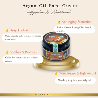 Premium Moroccan Argan Oil Hammam Set with Beldi Soap Kessa Face Cream Clay Mask