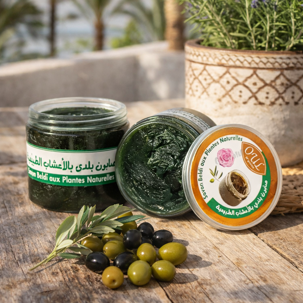 Hammam Moroccan Black Beldi Soap Natural Plants Hamam Spa Exfoliating Savon Noir