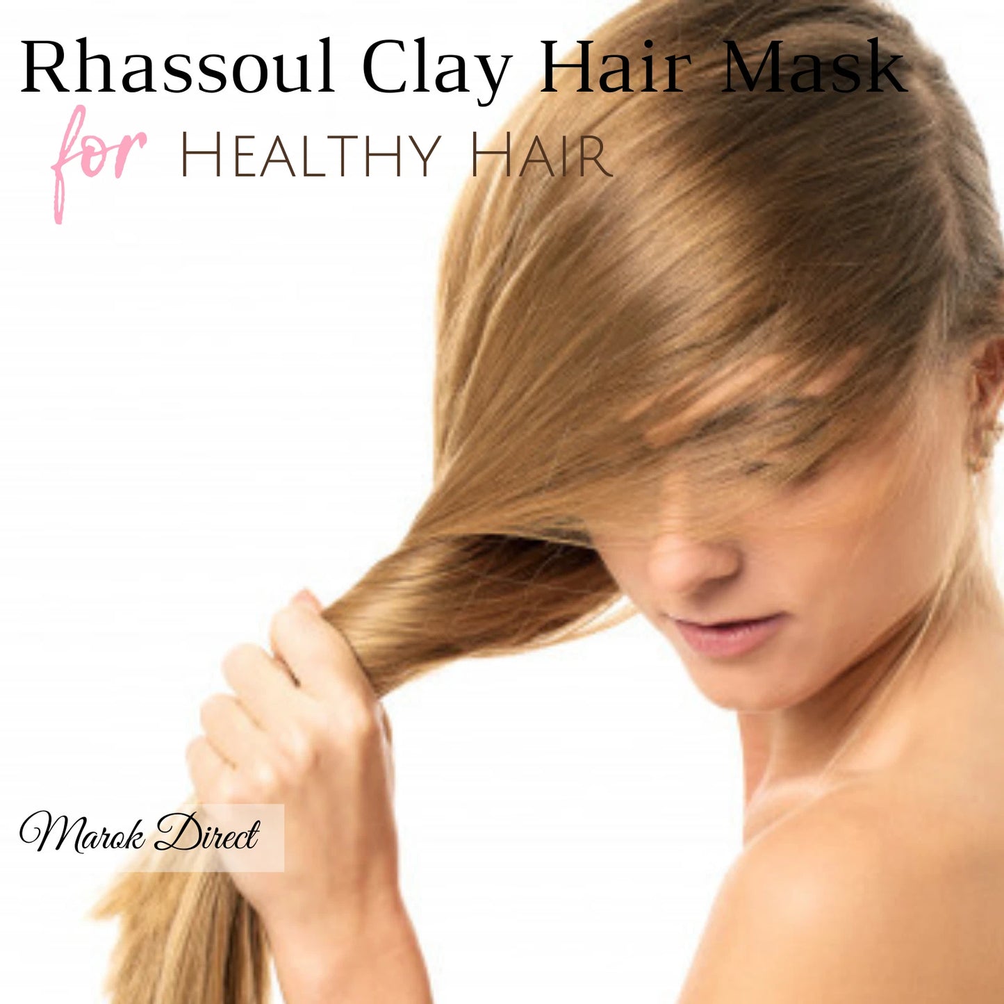Organic Ghassoul Clay Moroccan Rhassoul Face Mask Anti Ageing Hair Conditioner