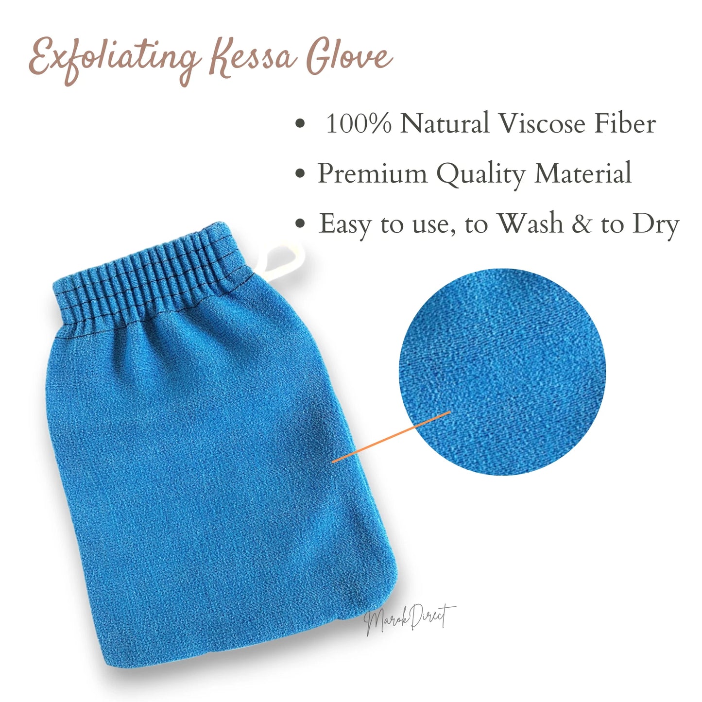Moroccan Eucalyptus Black Soap Hammam Spa Exfoliating Kessa Glove Ghassoul Set