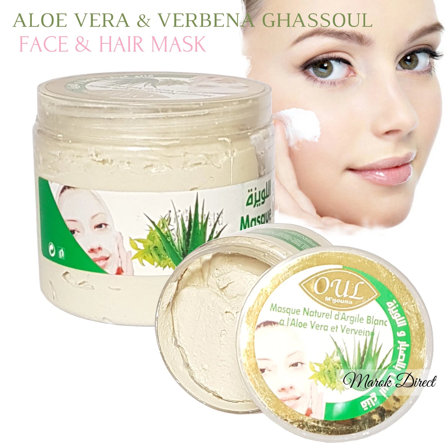 Organic Ghassoul Clay Moroccan Rhassoul Face Mask Anti Ageing Hair Conditioner