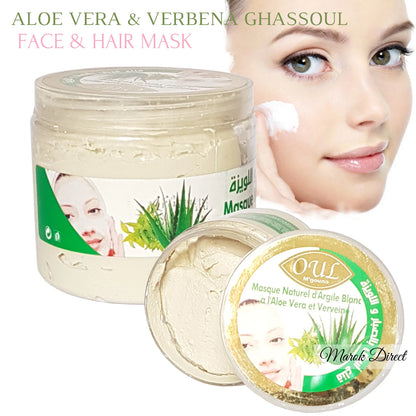 Organic Ghassoul Clay Moroccan Rhassoul Face Mask Anti Ageing Hair Conditioner