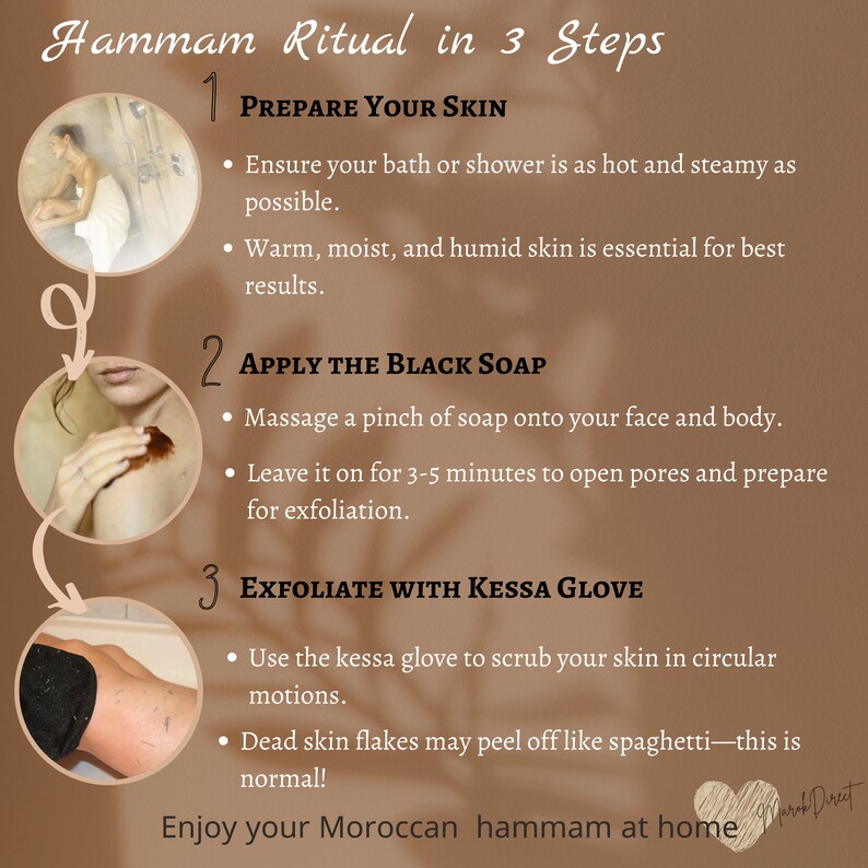 Pure Moroccan Black Beldi Soap with Organic Argan Oil, Nourishing Exfoliating Soap