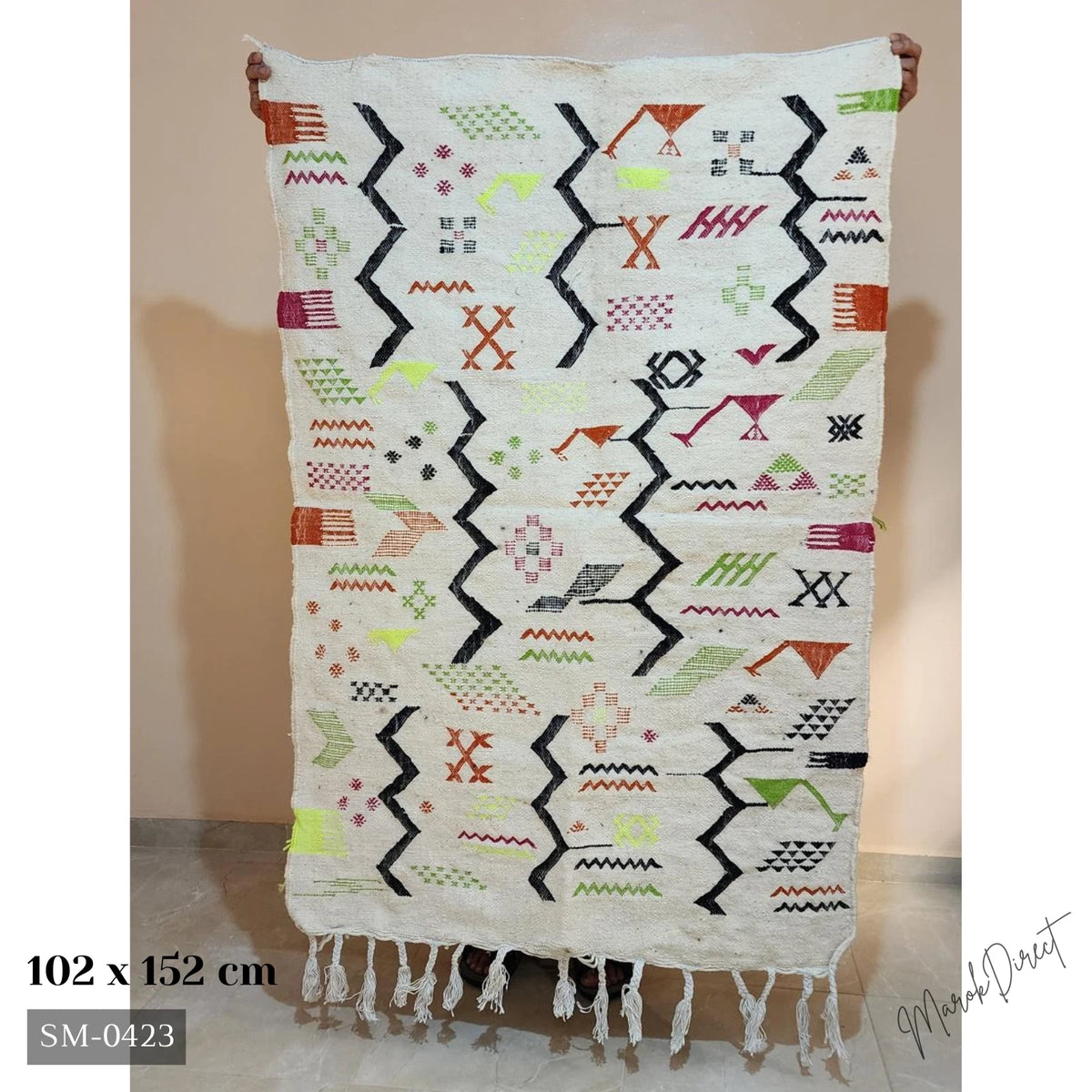 Moroccan Rug Kilim Berber Carpet Runner Wool Large Small Room Hallway Floor Mats