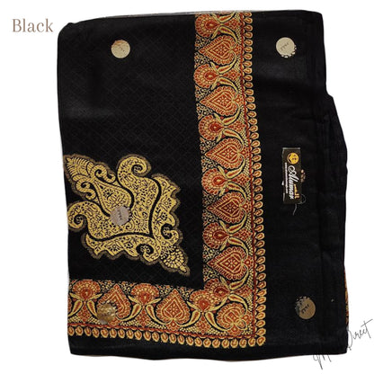 Yemeni Embroidered Shemagh Headscarf Shawl Keffiyeh Mens Women Head Neck Wrap
