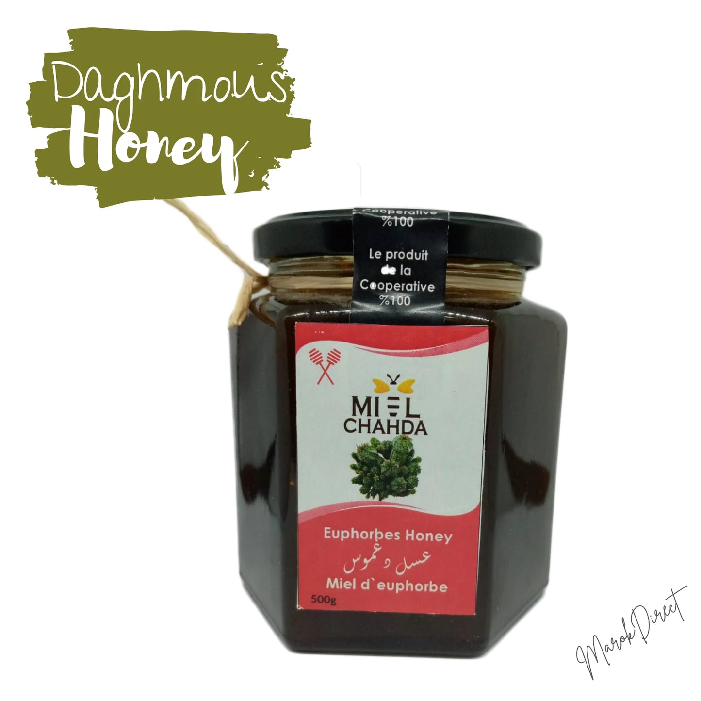 Pure Organic Raw Honey Wildflower Moroccan Unfiltered Unprocessed New Harvest