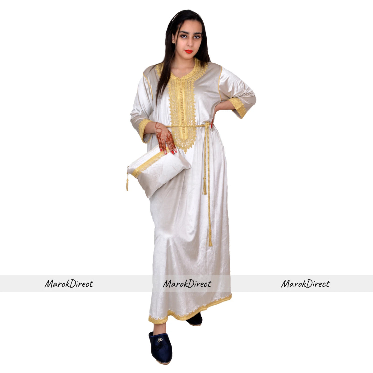 Womens Dress Kaftan Moroccan Ladies Maxi Dress Velvet Party Long Sleeves Dresses