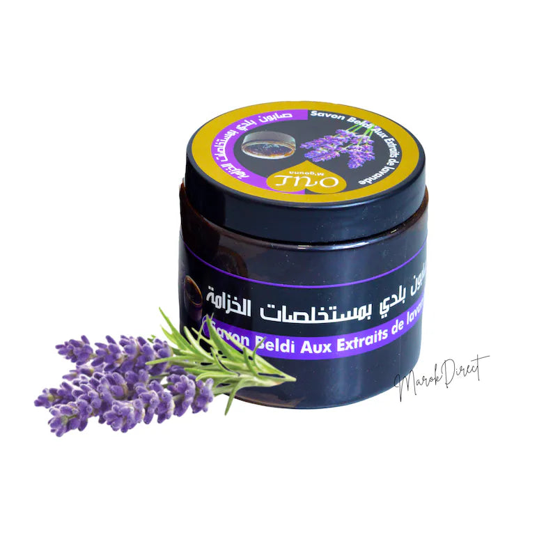 Lavender Black Beldi Soap