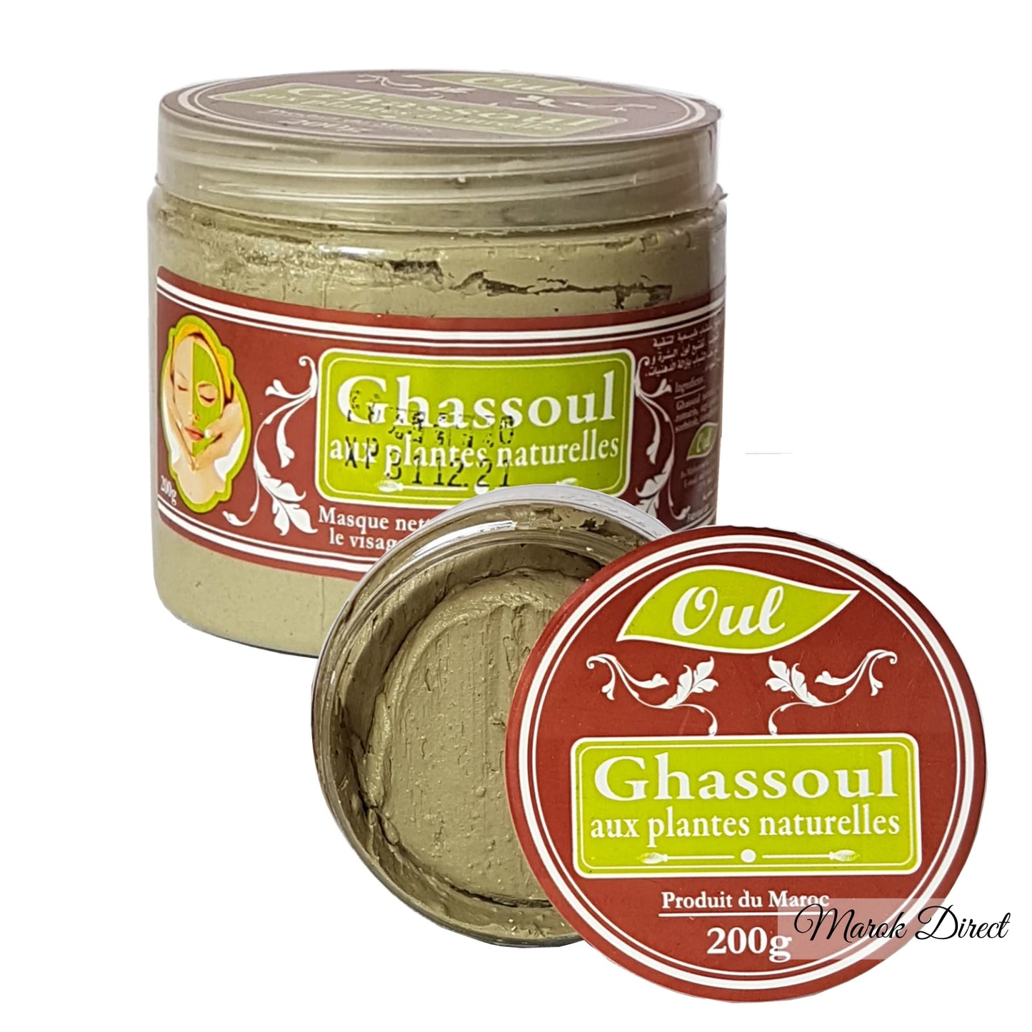 Organic Ghassoul Clay Moroccan Rhassoul Face Mask Anti Ageing Hair Conditioner