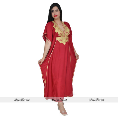 Moroccan Kaftan Womens Maxi Eid Dress Arabian Farasha Casual Long Oversize Party