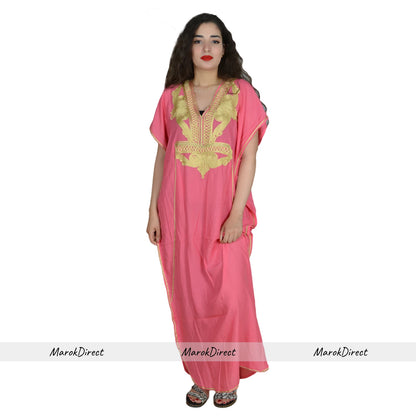 Moroccan Kaftan Womens Maxi Eid Dress Arabian Farasha Casual Long Oversize Party