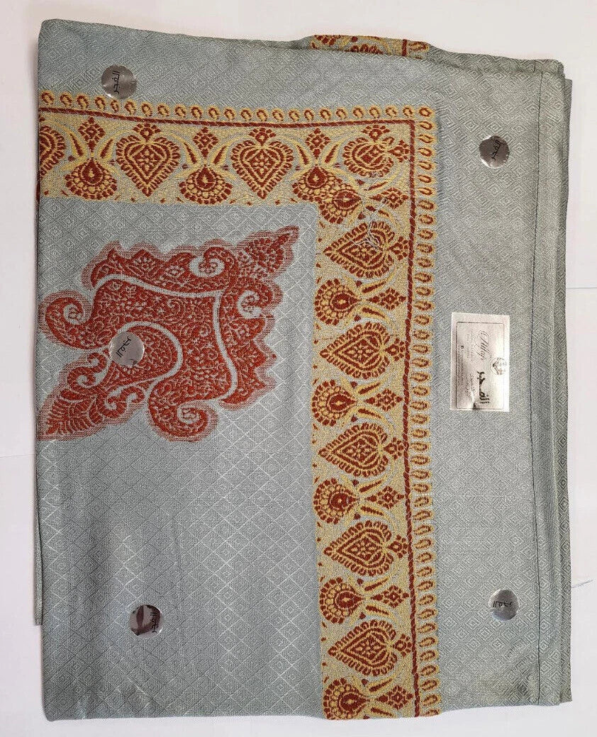 Yemeni Embroidered Shemagh Headscarf Shawl Keffiyeh Mens Women Head Neck Wrap