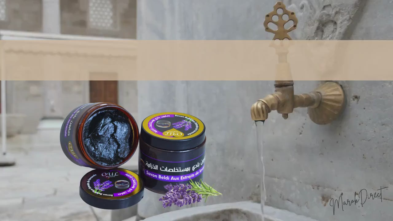 Lavender Black Beldi Soap