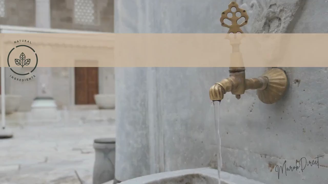 Pure Moroccan Black Beldi Soap with Blue Nila, Rejuvenating Exfoliating Soap