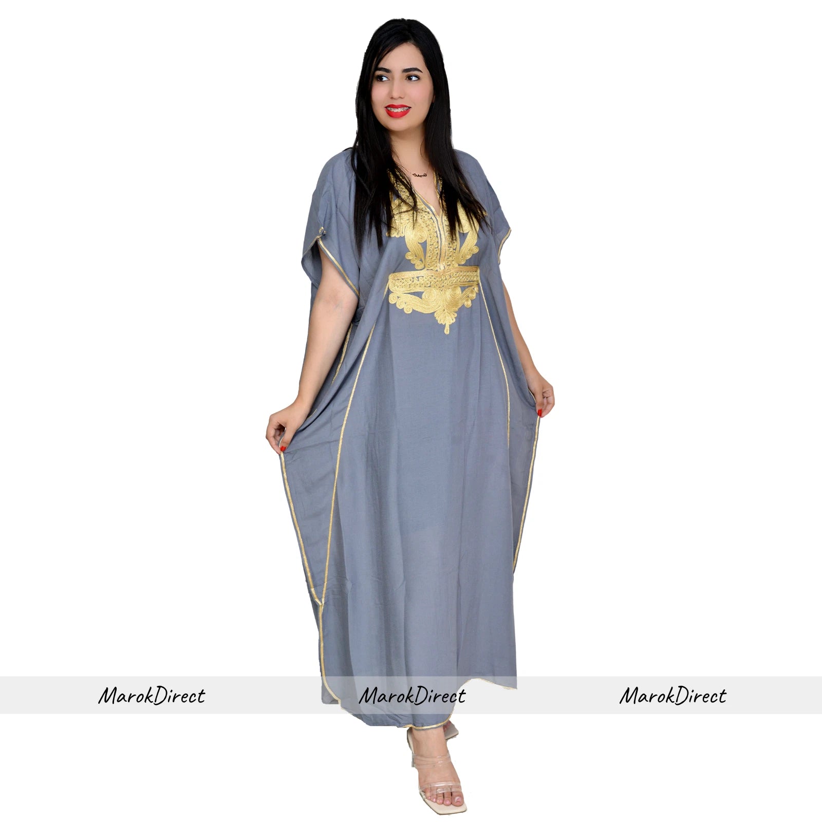 Moroccan Kaftan Womens Maxi Eid Dress Arabian Farasha Casual Long Oversize Party