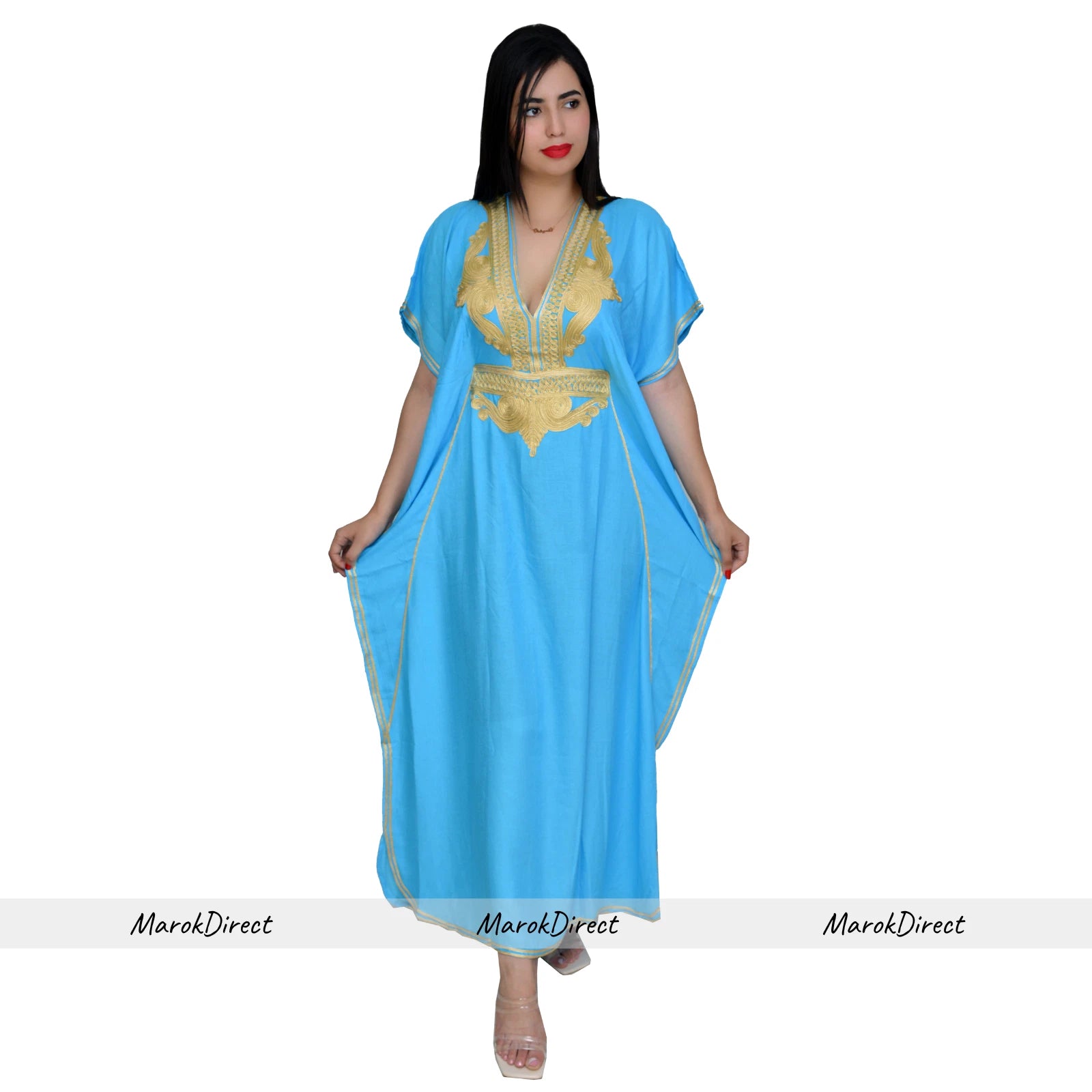 Moroccan Kaftan Womens Maxi Eid Dress Arabian Farasha Casual Long Oversize Party